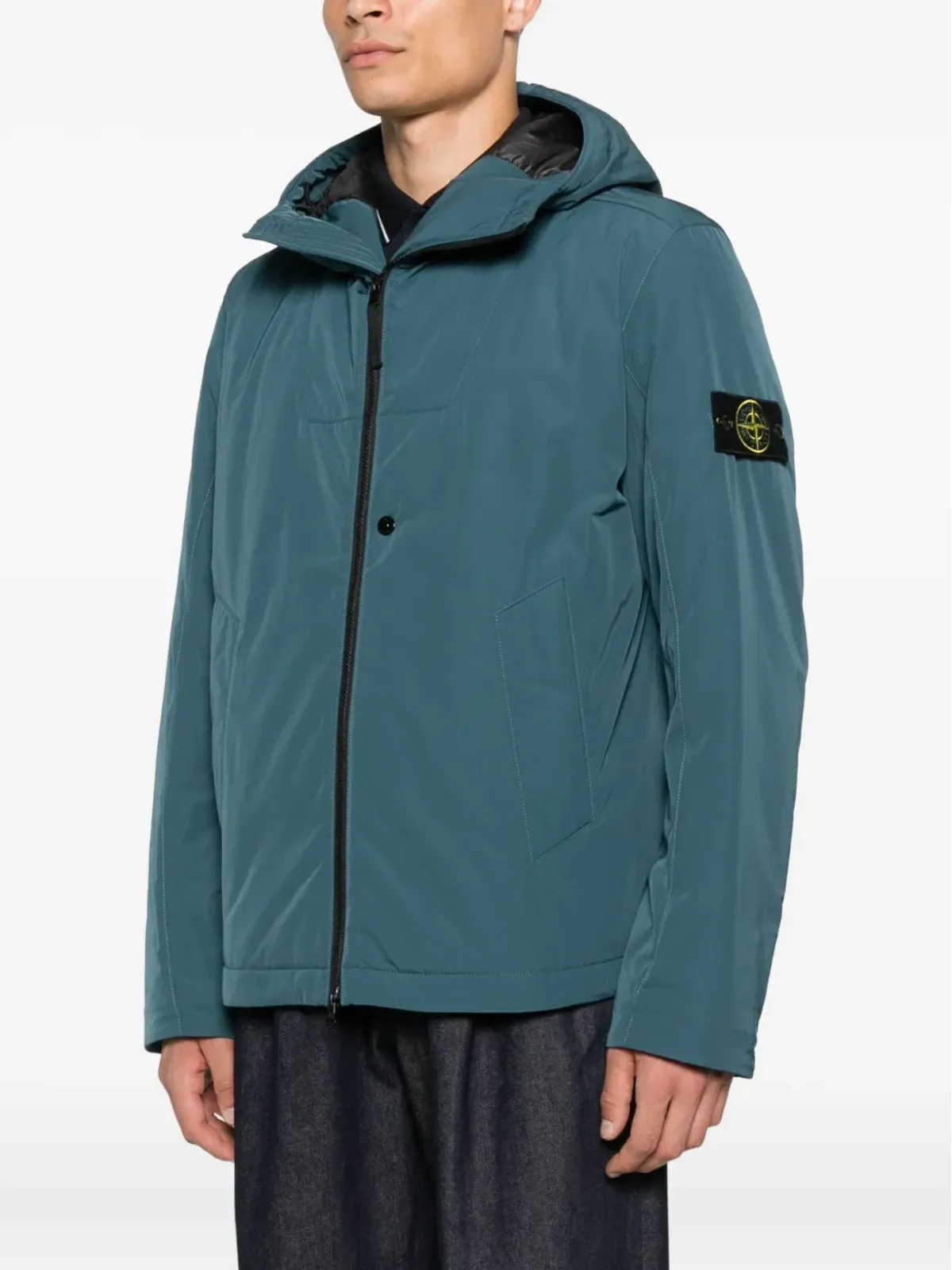 Stone Island 4100047 フード付きジップフロントジャケット - 画像3