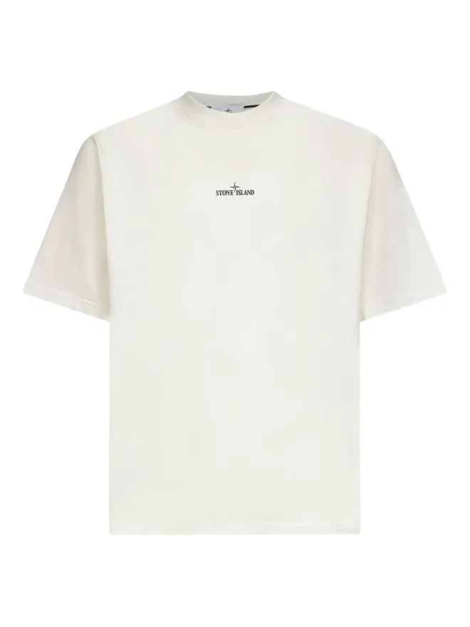 Stone Island Stone Island ロゴプリント クルーネック Tシャツの商品画像
