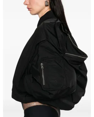 Jean Paul Gaultier ジップファスナー付き クロップド ボンバージャケット - ブラック - サムネイル5
