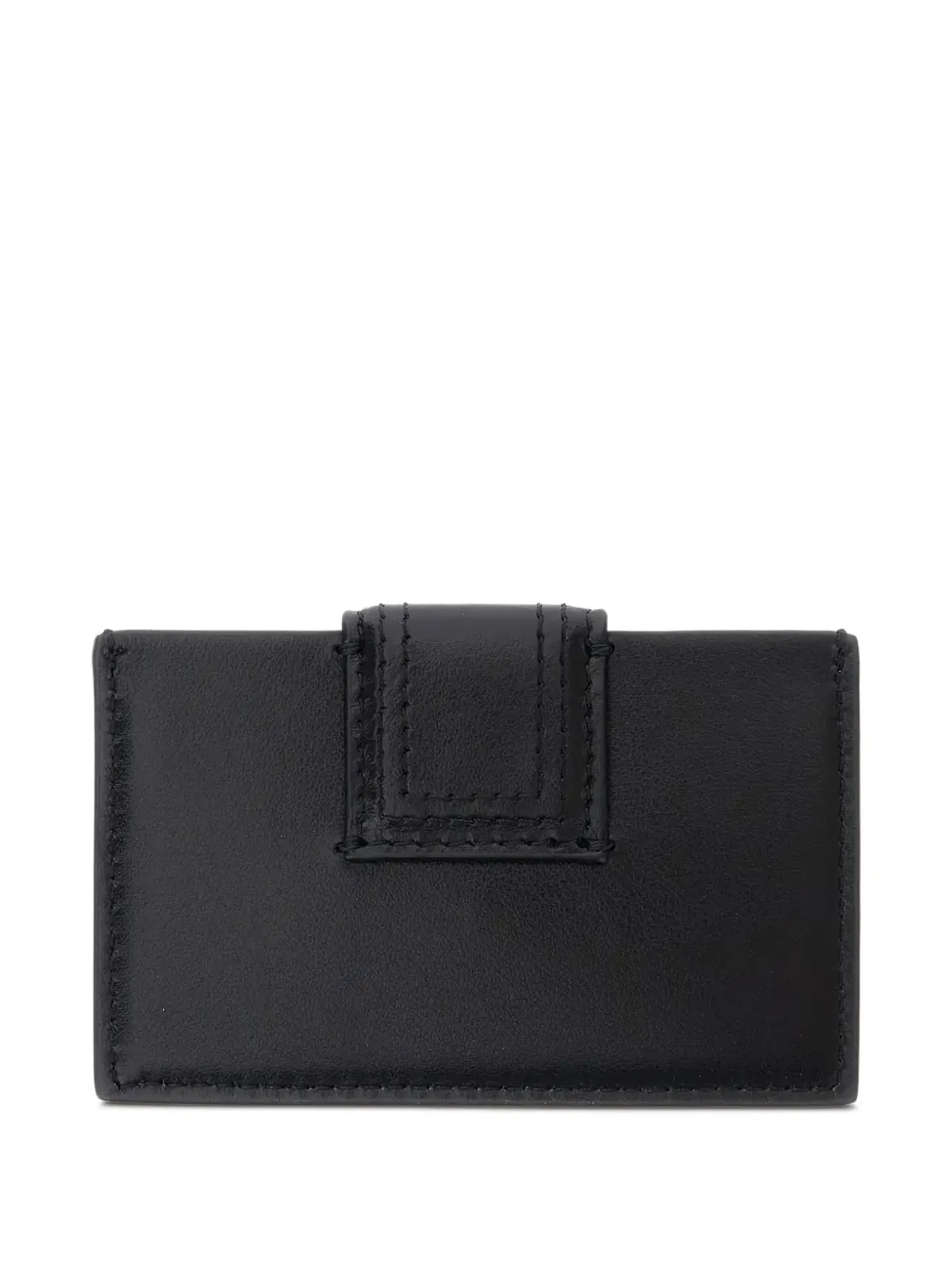 Jacquemus The Bambino leather flap wallet - Black - 画像2