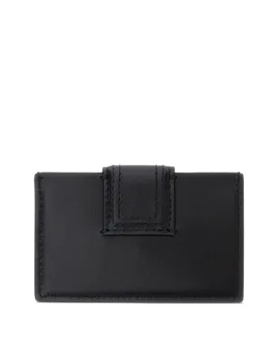 Jacquemus The Bambino leather flap wallet - Black - サムネイル2
