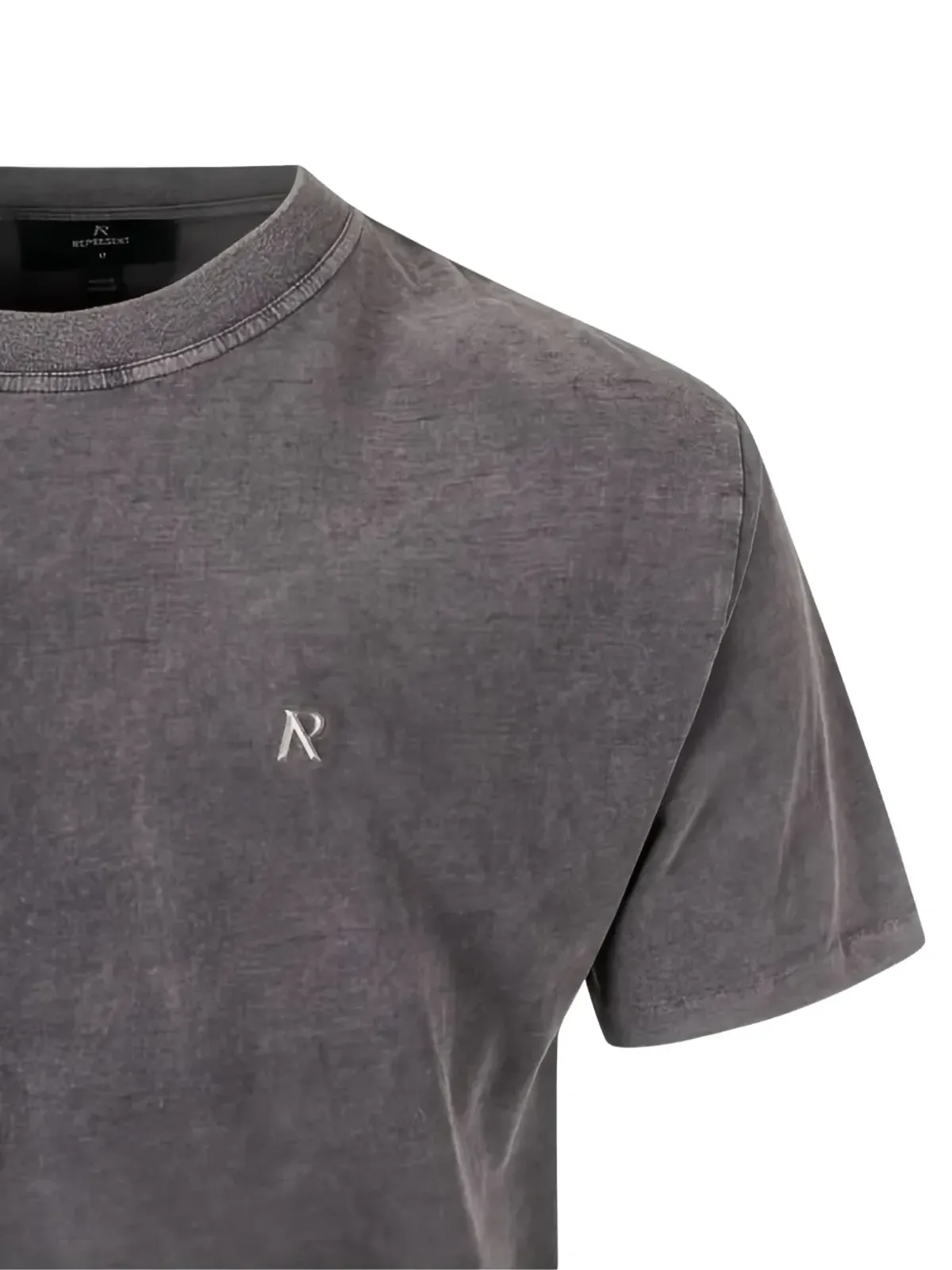 Represent アシッドウォッシュ ロゴ Tシャツ - 画像3
