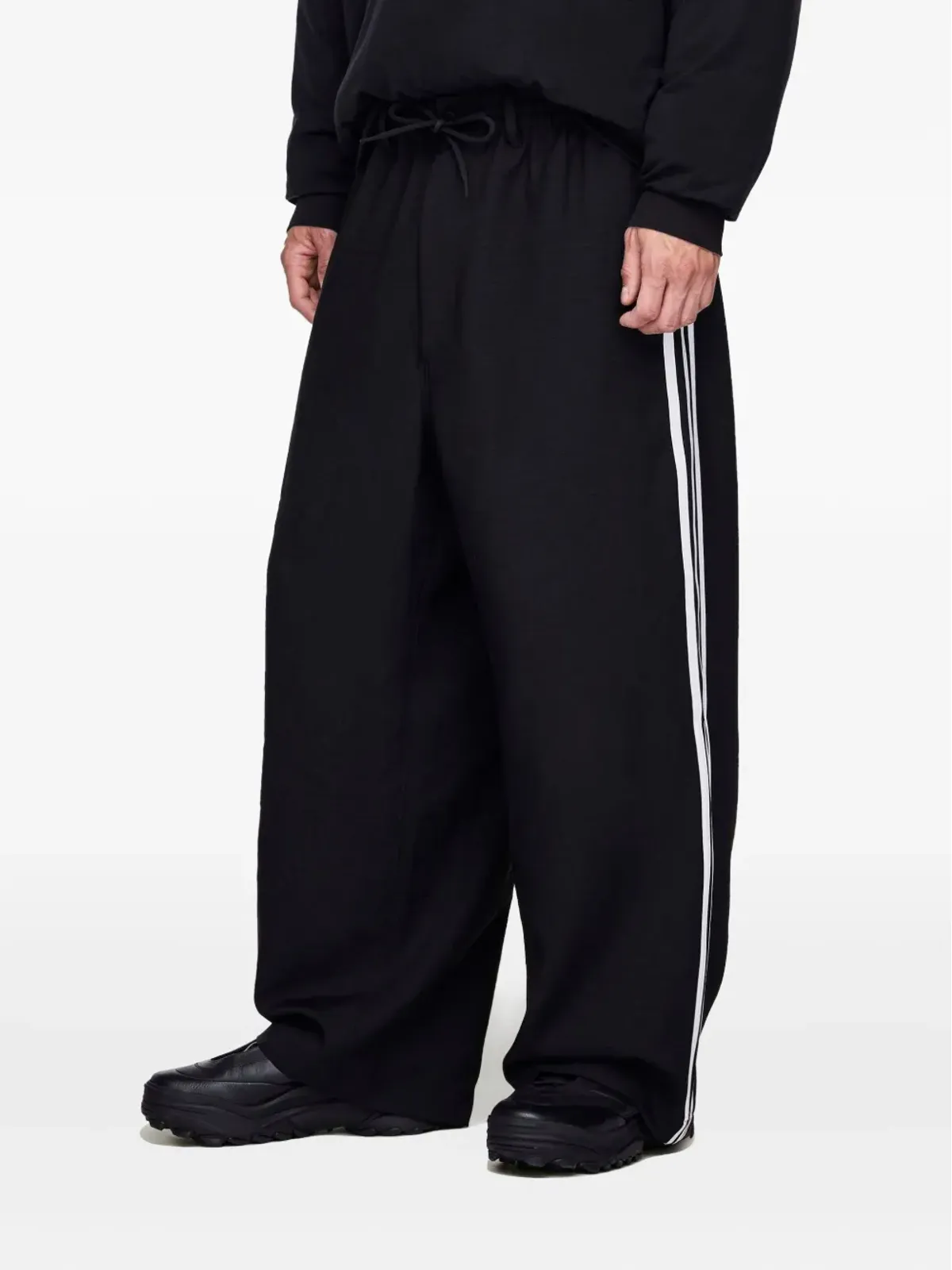 Y-3 ワイドレッグトラックパンツ - 画像3