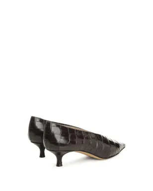 Le Monde Beryl crocodile-pattern pointed-toe pumps - Brown - サムネイル3