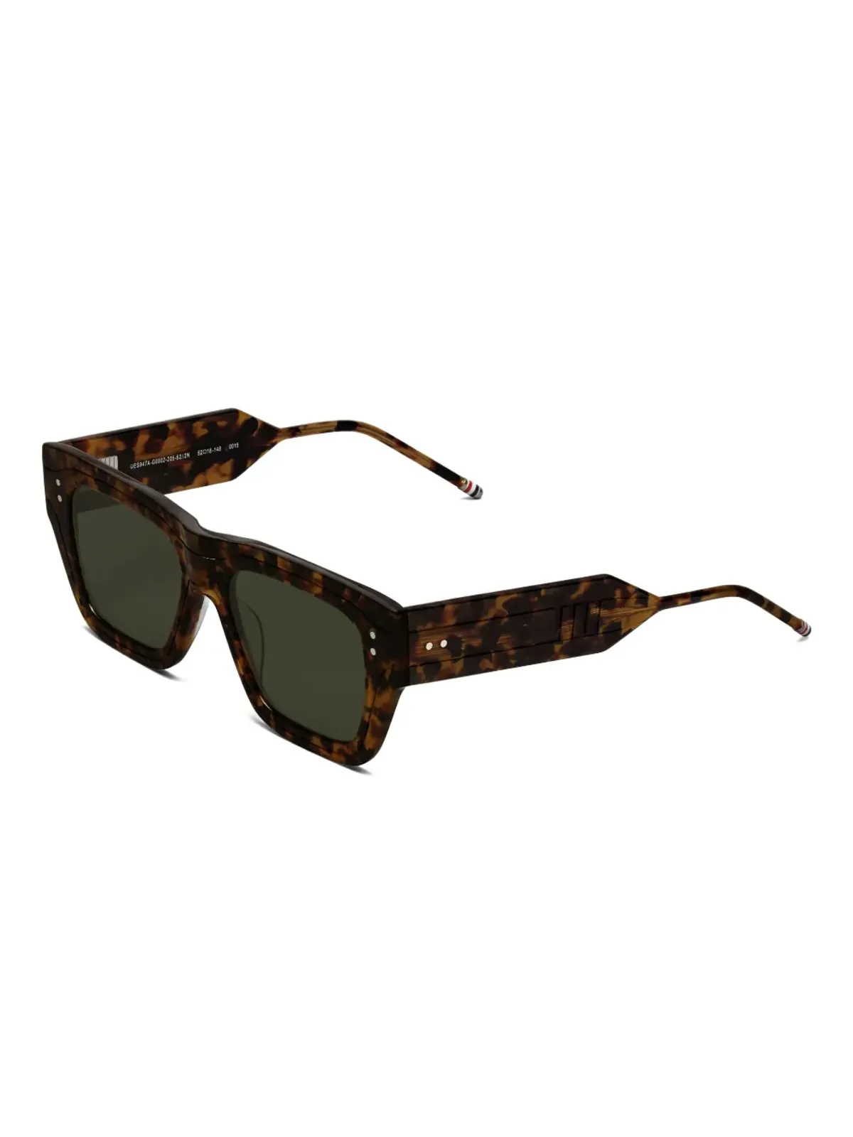Thom Browne Eyewear べっ甲柄 長方形フレーム サングラス - 画像2