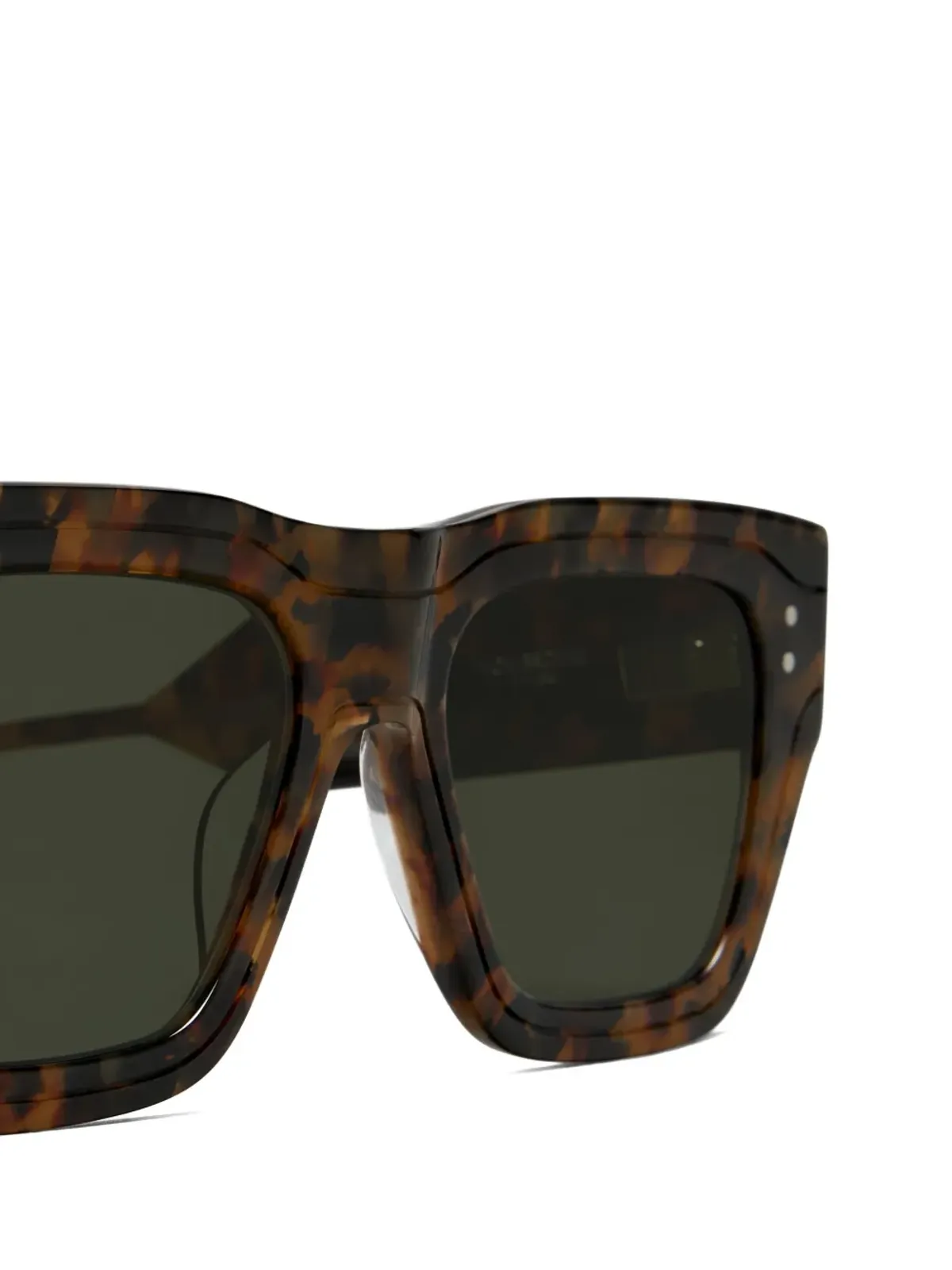 Thom Browne Eyewear べっ甲柄 長方形フレーム サングラス - 画像3