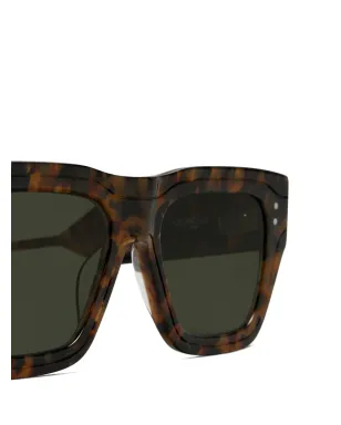 Thom Browne Eyewear べっ甲柄 長方形フレーム サングラス - サムネイル3