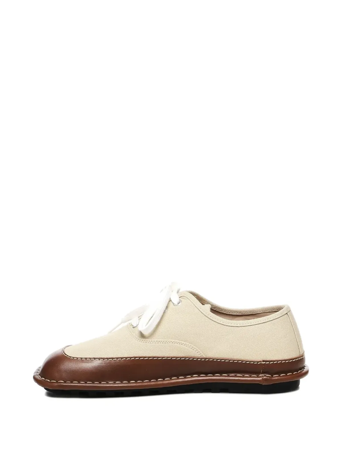 LOEWE Bay レースアップ レザー トリム シューズ - 画像3
