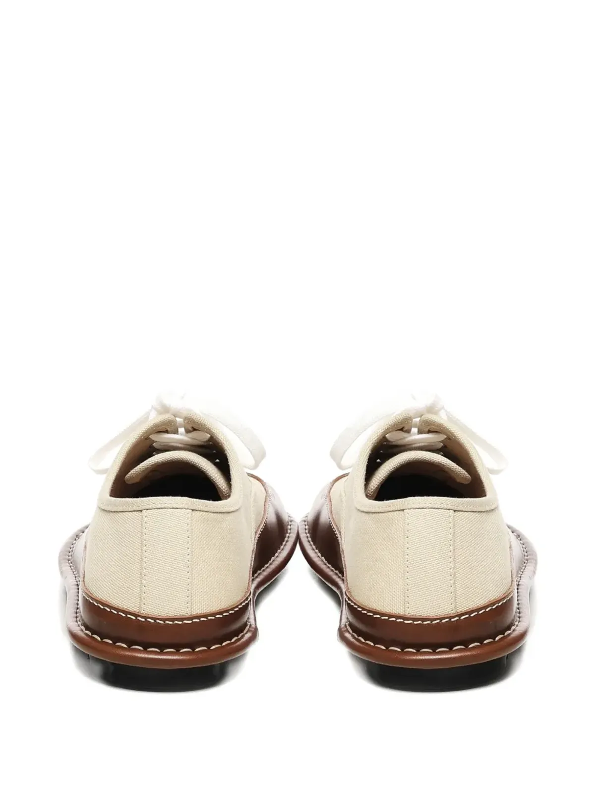LOEWE Bay レースアップ レザー トリム シューズ - 画像4