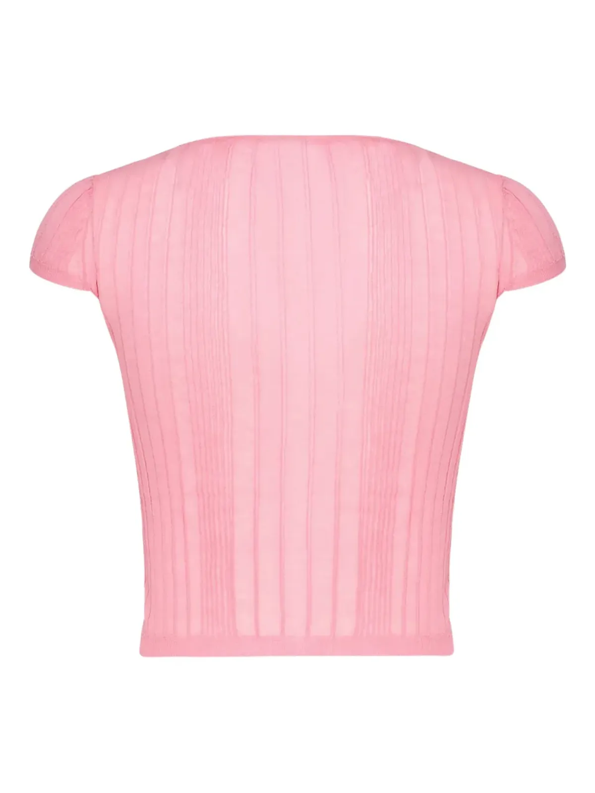 PINKO リブ編み クルーネック トップス - 画像2