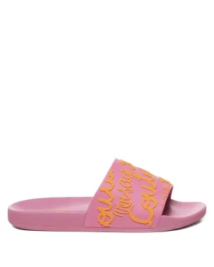 Versace Jeans Couture ロゴディテールスライド - サムネイル1