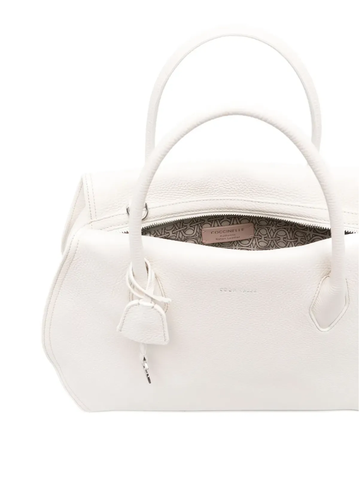 Coccinelle Lord トップハンドルバッグ - White - 画像5