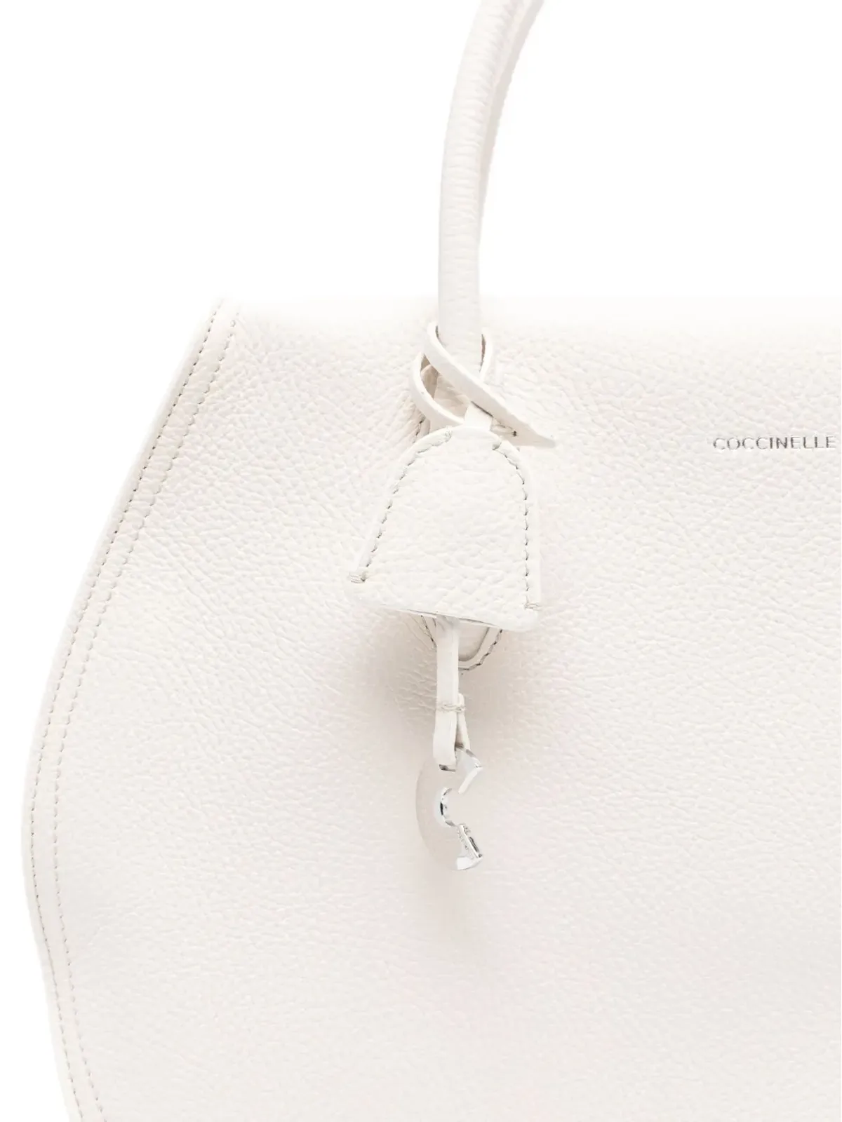 Coccinelle Lord トップハンドルバッグ - White - 画像4