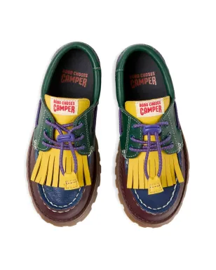 Camper Kids フリンジボートシューズ - サムネイル4