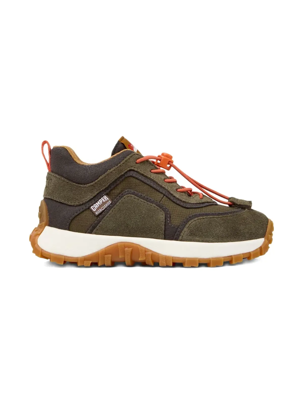Camper Kids スエードレースアップスニーカー（グリーン） - 画像2