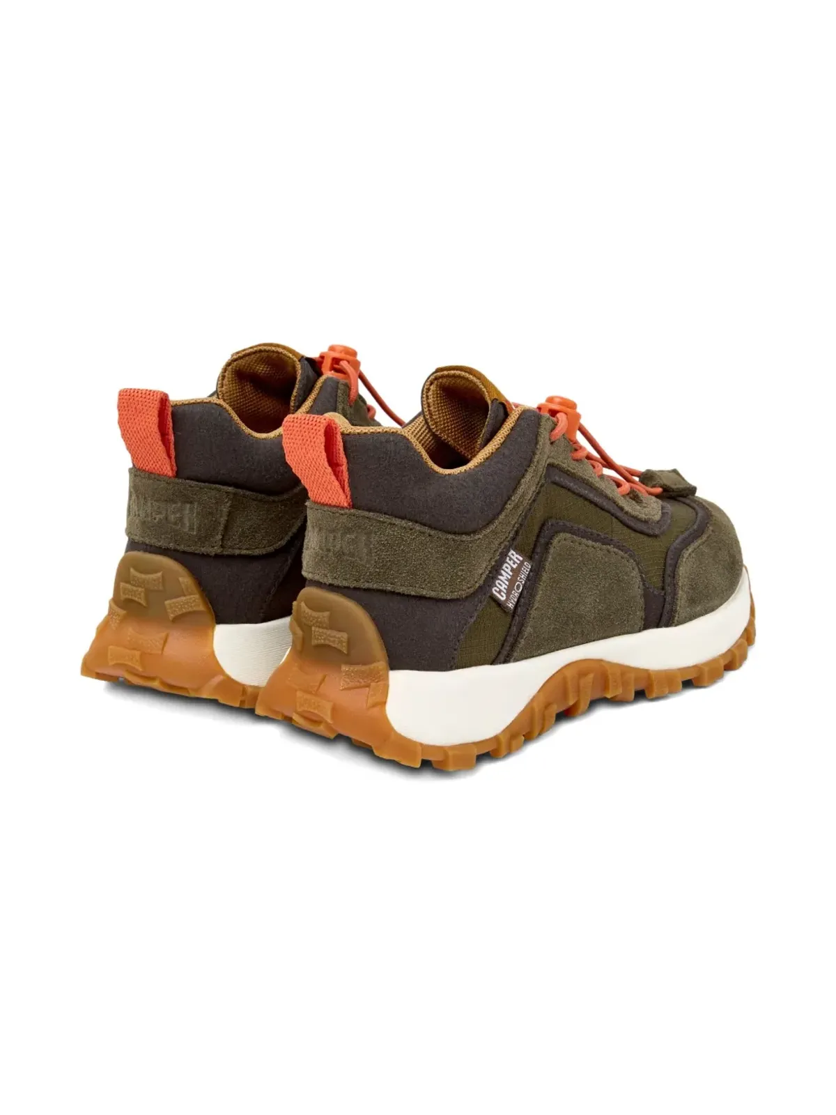 Camper Kids スエードレースアップスニーカー（グリーン） - 画像3