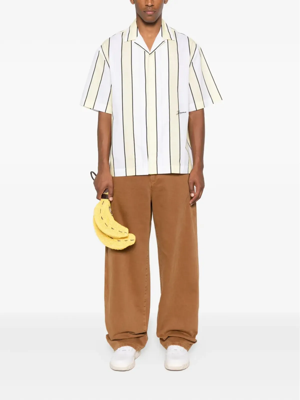 Jacquemus ストライプ半袖シャツ - 画像2