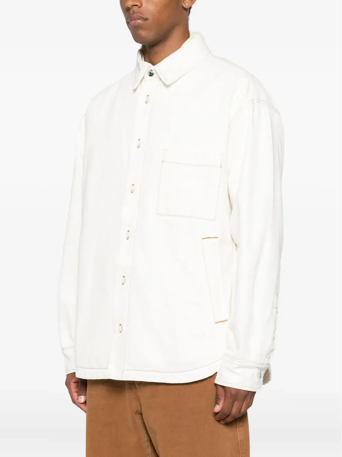 Jacquemus コントラストステッチ シャツジャケット - 画像3