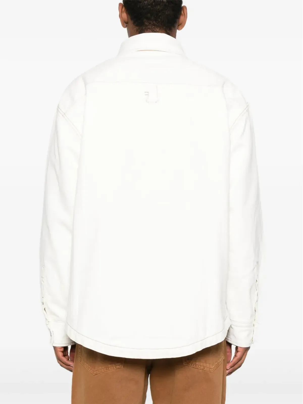 Jacquemus コントラストステッチ シャツジャケット - 画像4