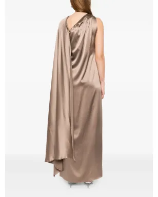 Max Mara ドレープマキシドレス - サムネイル4
