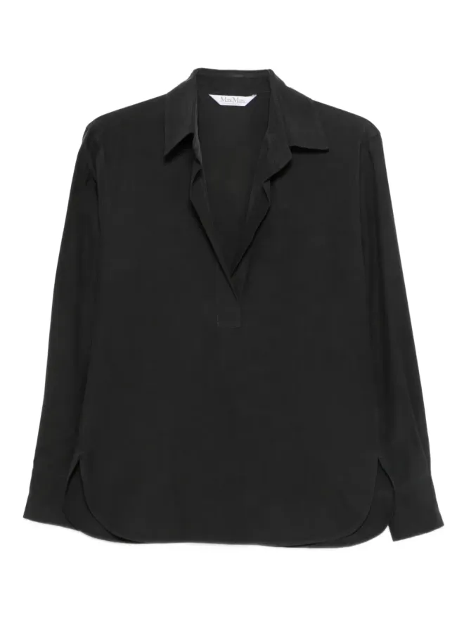 Max Mara Max Mara ノッチドカラーシャツの商品画像