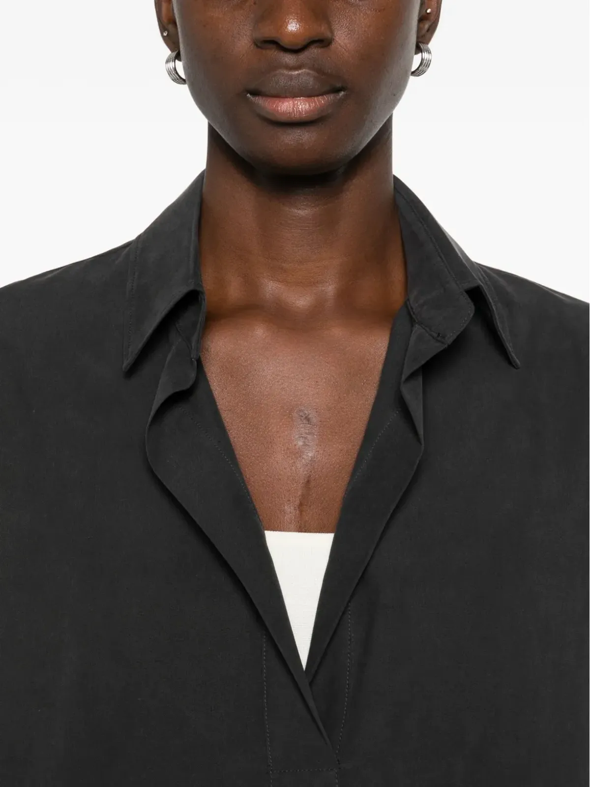 Max Mara ノッチドカラーシャツ - 画像5