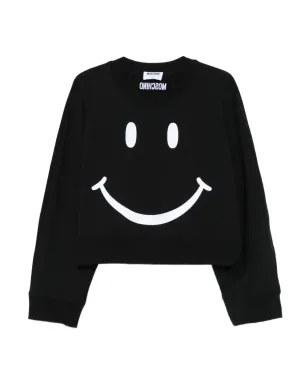 Moschino フェイスプリント スウェットシャツ - ブラック - サムネイル1