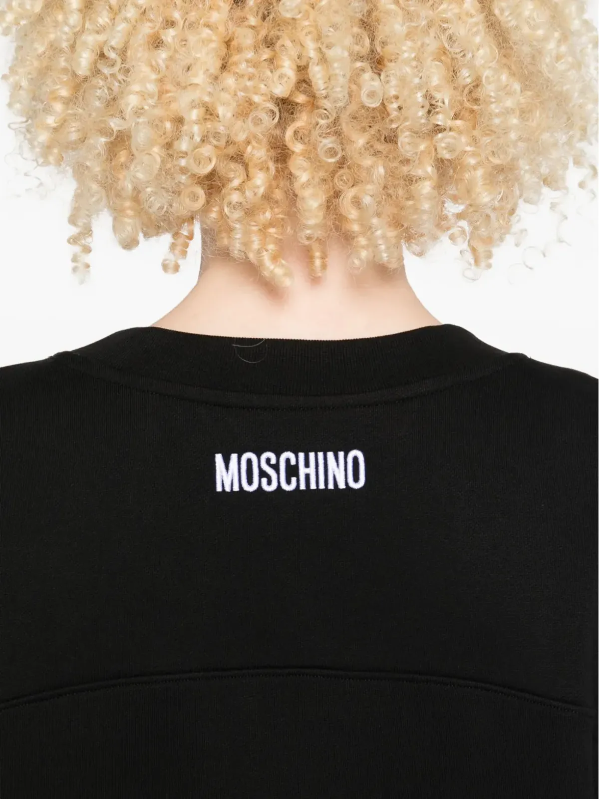 Moschino フェイスプリント スウェットシャツ - ブラック - 画像5