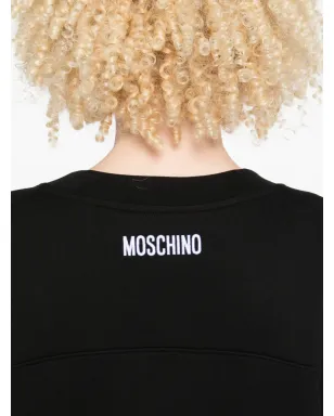 Moschino フェイスプリント スウェットシャツ - ブラック - サムネイル5