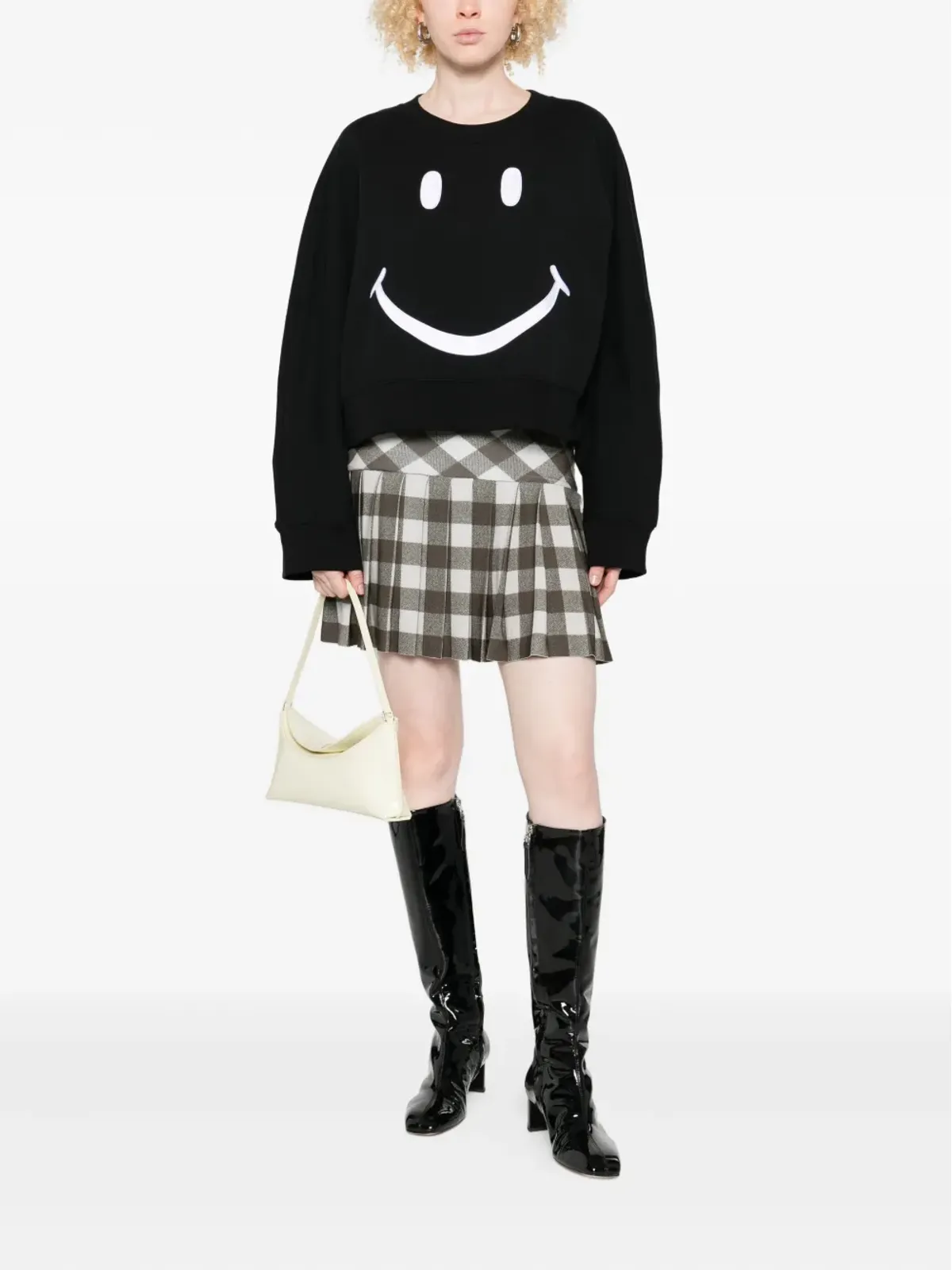 Moschino フェイスプリント スウェットシャツ - ブラック - 画像2