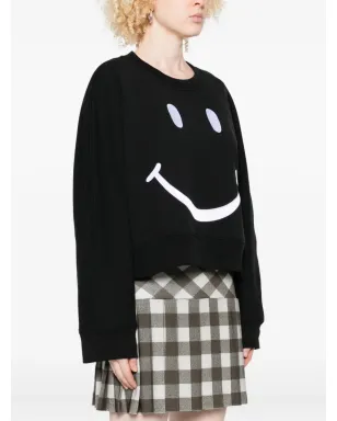 Moschino フェイスプリント スウェットシャツ - ブラック - サムネイル3
