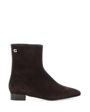Carel Paris エイグロン ジップスエード アンクルブーツ - サムネイル1