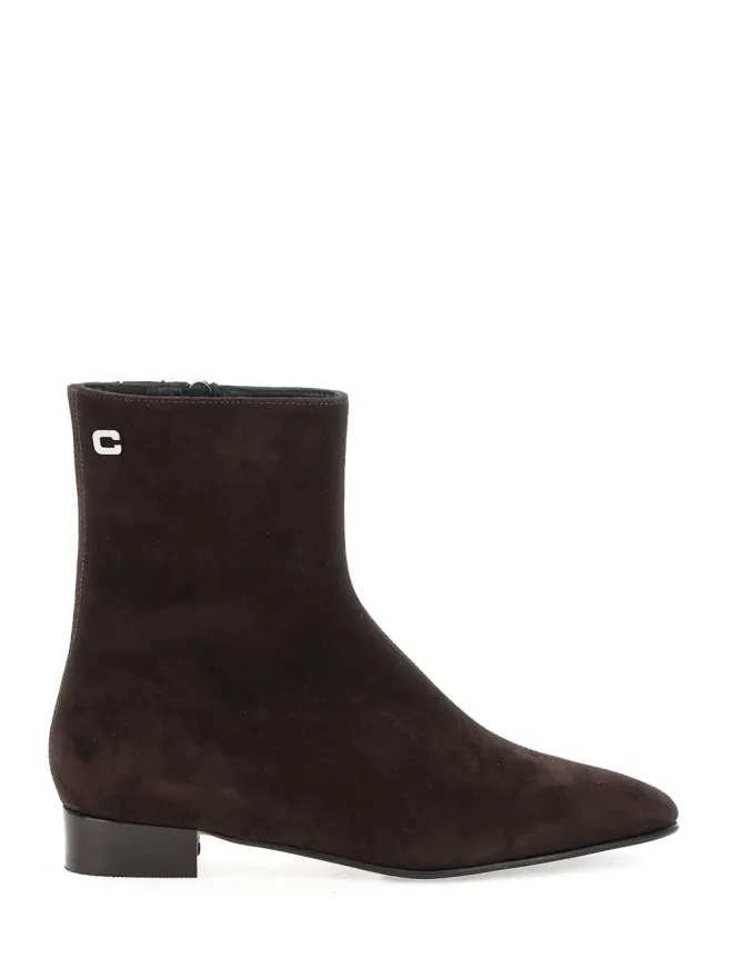 Carel Paris Carel Paris エイグロン ジップスエード アンクルブーツの商品画像