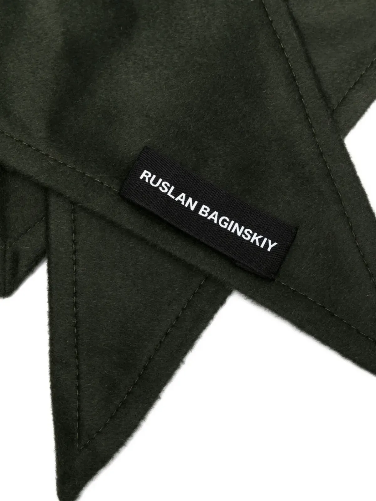 Ruslan Baginskiy Houstka ウールヘッドスカーフ - 画像2