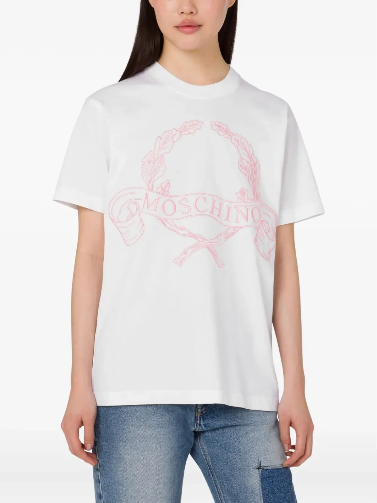 Moschino ロゴ刺繍 Tシャツ - 画像3