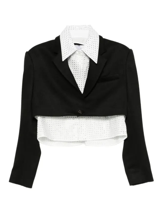 GIUSEPPE DI MORABITO Giuseppe Di Morabito ボタン付きクロップドジャケットの商品画像