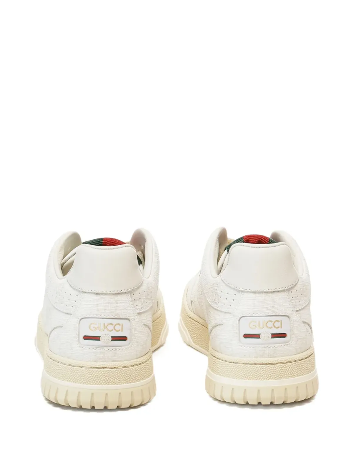 Gucci Re-Web レザー スニーカー - 画像3