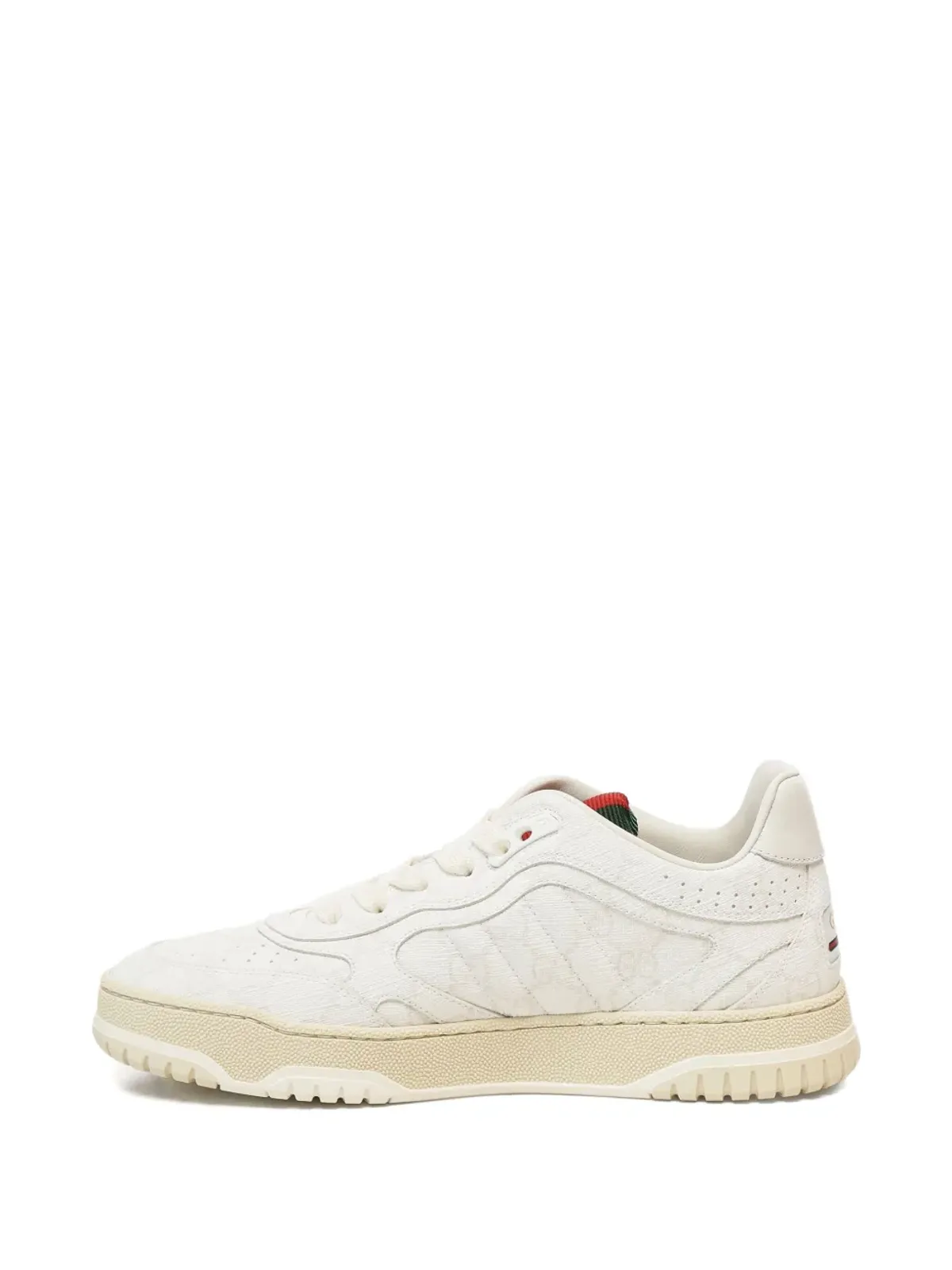 Gucci Re-Web レザー スニーカー - 画像4