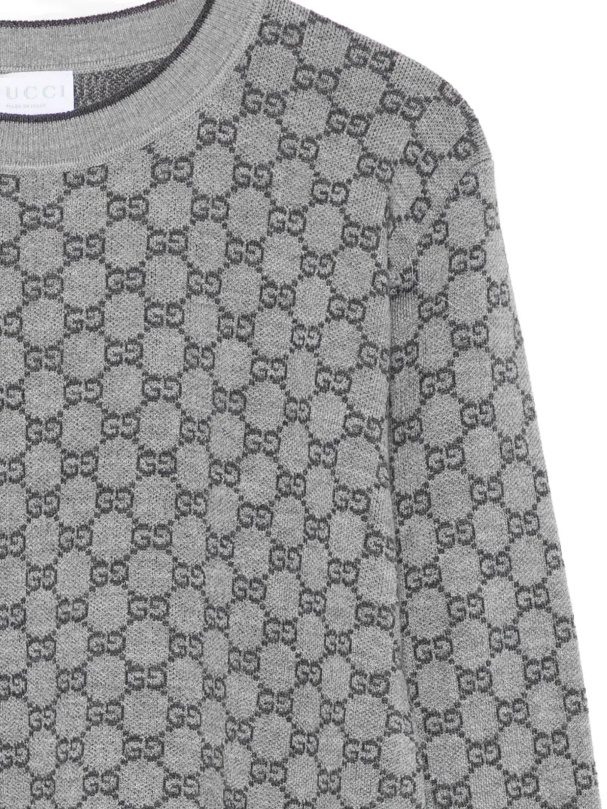 Gucci Kids GG-pattern ウールセーター - 画像3