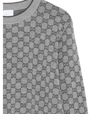 Gucci Kids GG-pattern ウールセーター - サムネイル3