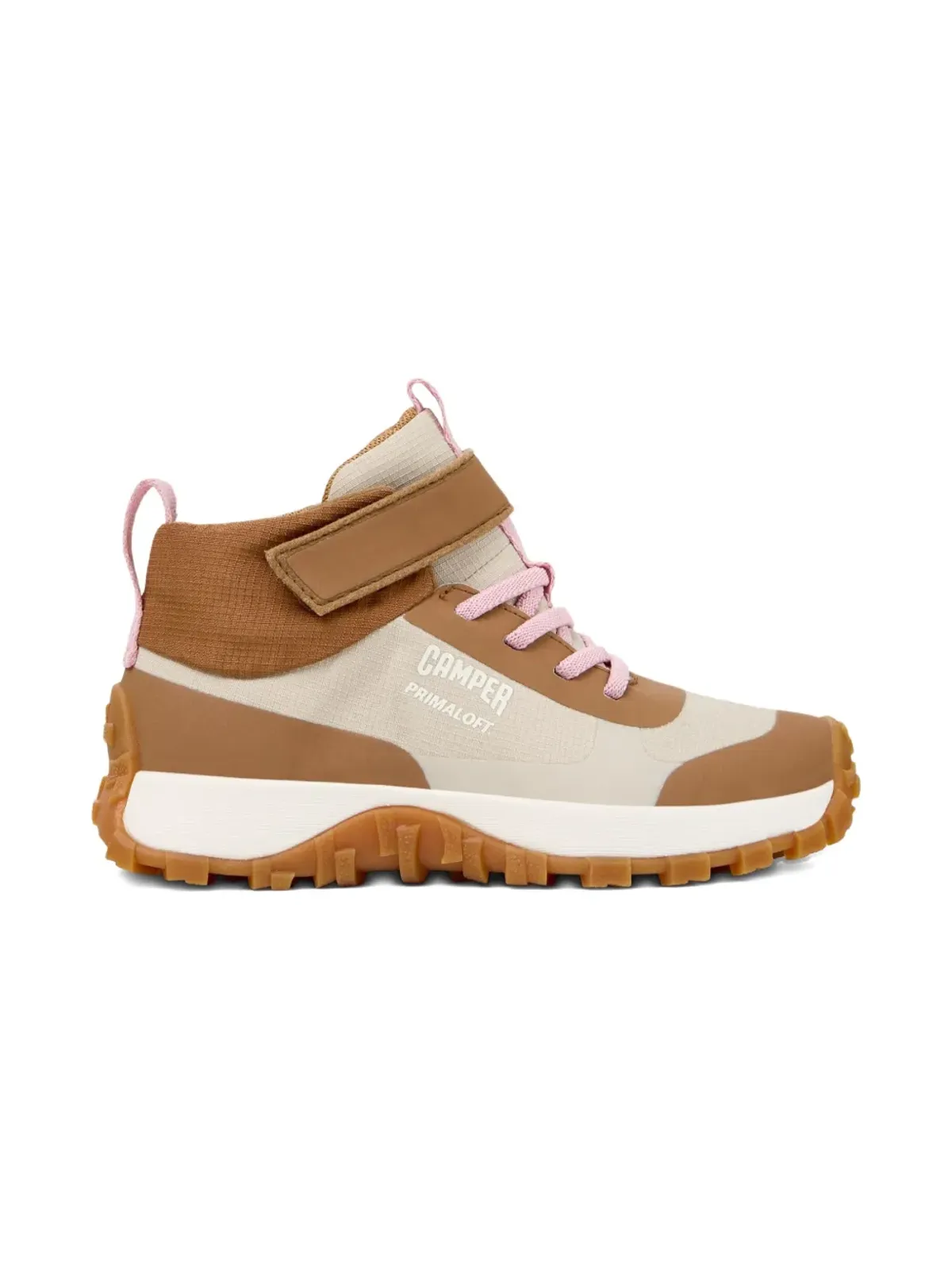 Camper Kids ストラップディテール レースアップスニーカー - 画像2