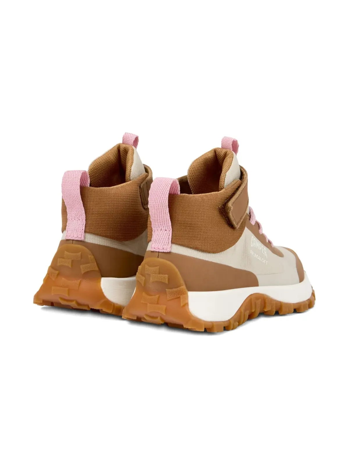 Camper Kids ストラップディテール レースアップスニーカー - 画像3