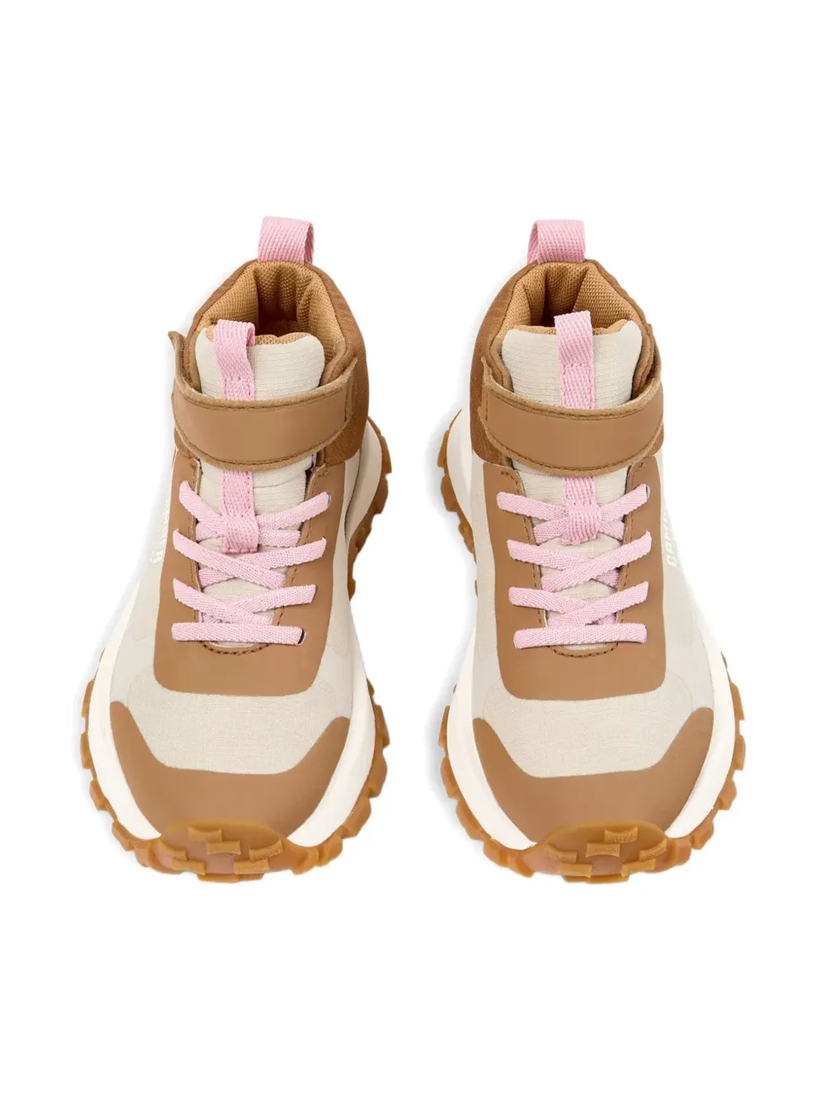 Camper Kids ストラップディテール レースアップスニーカー - 画像4