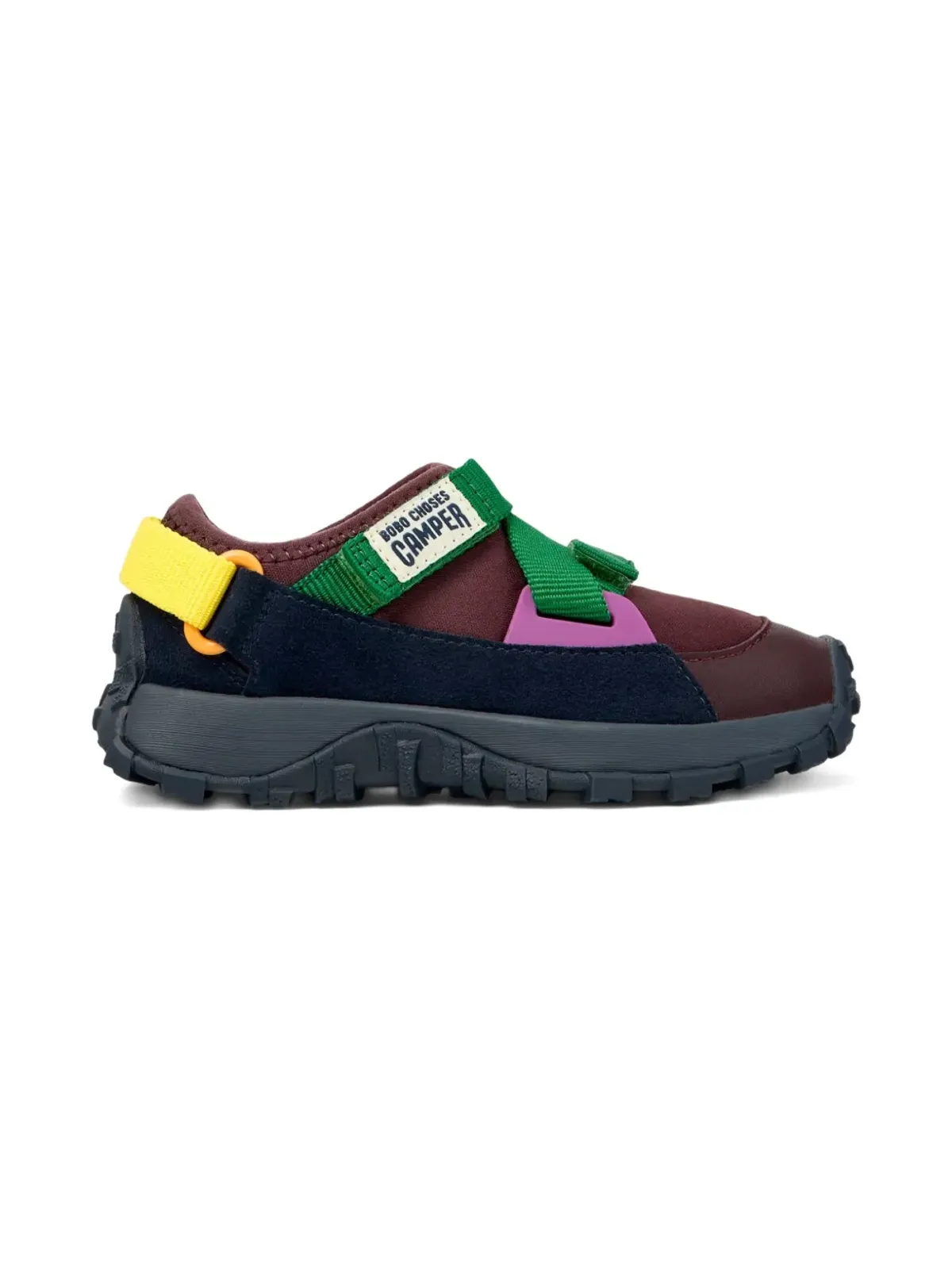 Camper Kids ドリフト トレイル ツインズ ホックアンドループストラップスニーカー レッド - 画像2