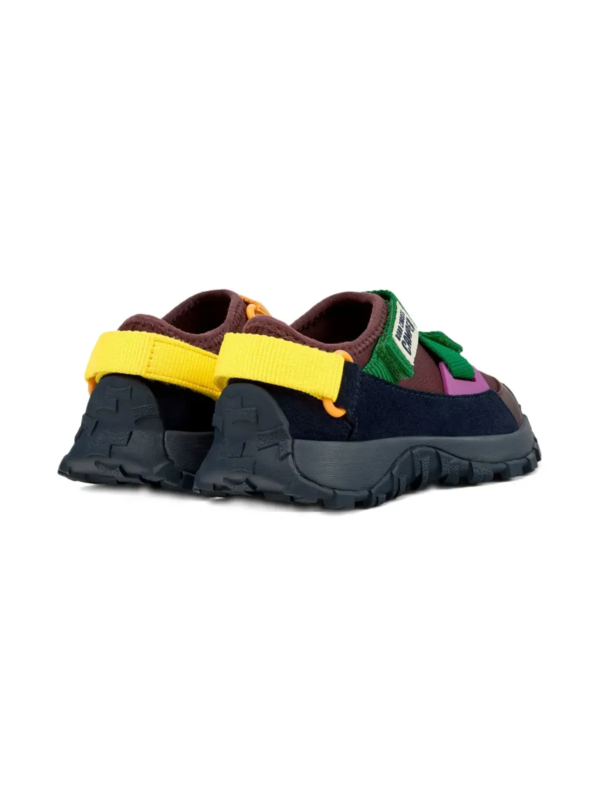 Camper Kids ドリフト トレイル ツインズ ホックアンドループストラップスニーカー レッド - 画像4