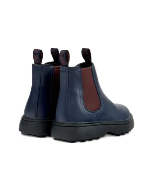 Camper Kids Norte エラスティックパネル レザー アンクルブーツ - ブルー - サムネイル4