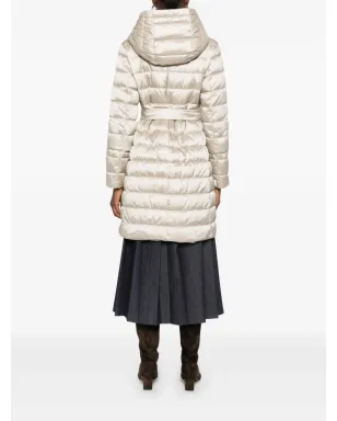 Max Mara Novef フード付きキルティングコート - サムネイル4