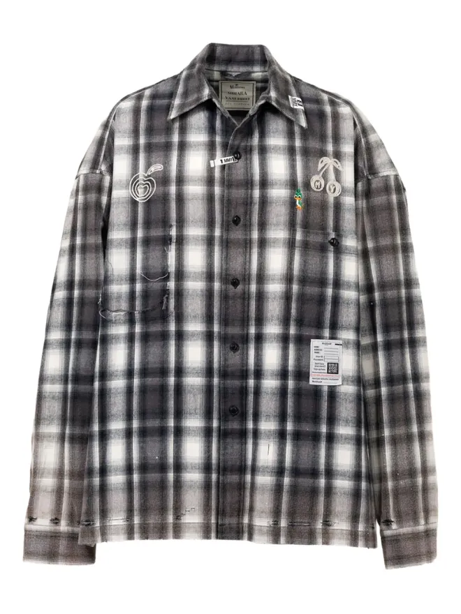 Maison MIHARA YASUHIRO Maison MIHARA YASUHIRO ビンテージライク チェックシャツの商品画像