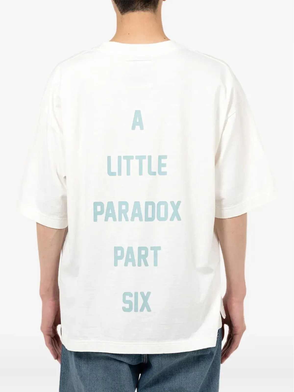Maison MIHARA YASUHIRO ドッグプリント テキストディテール Tシャツ - 画像3