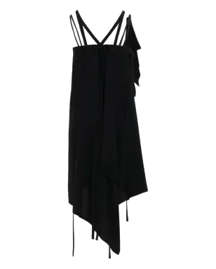 Yohji Yamamoto アシンメトリック ドレープドレス - サムネイル2